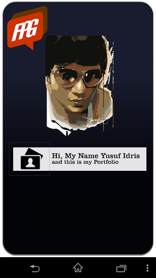 Emulate Android APK PORTFOLIO YUSUF IDRIS