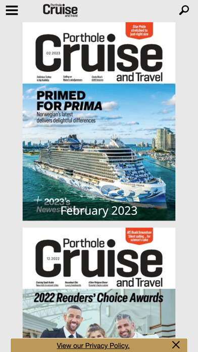 Emulate iPhone app Porthole Cruise and Travel using MyAndroid Emulate iPhone app Porthole Cruise and Travel using MyAndroid