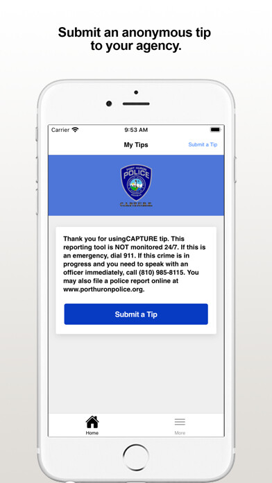 Emulate iPhone app Port Huron PD using MyAndroid Emulate iPhone app Port Huron PD using MyAndroid