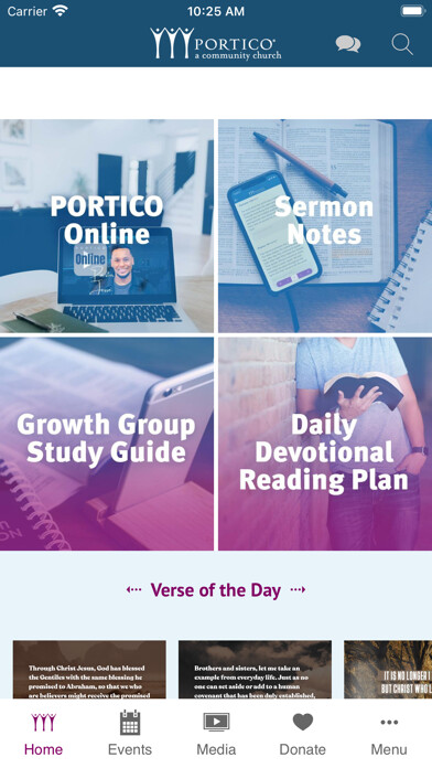 Emulate iPhone app PORTICO Church using MyAndroid Emulate iPhone app PORTICO Church using MyAndroid