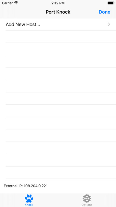 Emulate iPhone app PortKnock using MyAndroid Emulate iPhone app PortKnock using MyAndroid