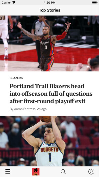 Emulate iPhone app Portland Trail Blazers News using MyAndroid Emulate iPhone app Portland Trail Blazers News using MyAndroid