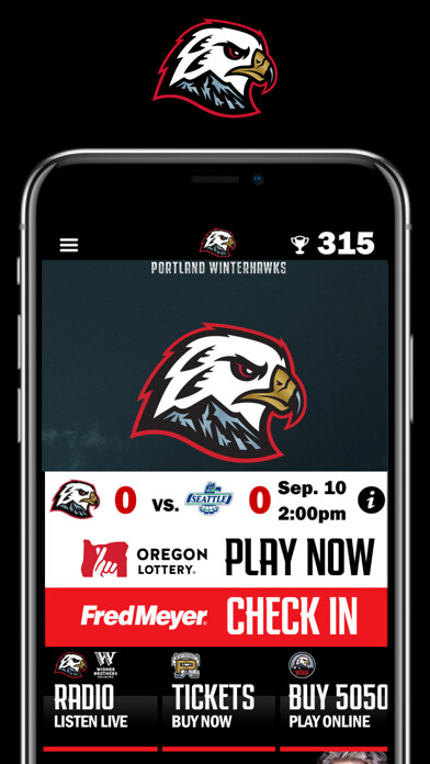 Emulate iPhone app Portland Winterhawks using MyAndroid