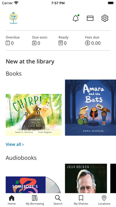 Emulate iPhone app Port Moody Public Library using MyAndroid