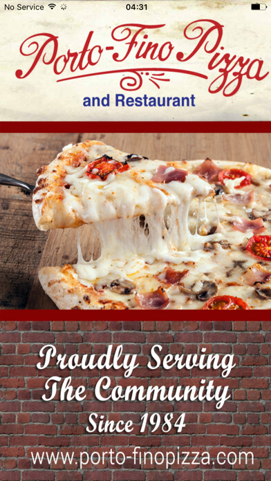 Emulate iPhone app Porto-Fino Pizza & Restaurant using MyAndroid Emulate iPhone app Porto-Fino Pizza & Restaurant using MyAndroid