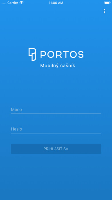 Emulate iPhone app PORTOS Mobilný čašník using MyAndroid Emulate iPhone app PORTOS Mobilný čašník using MyAndroid
