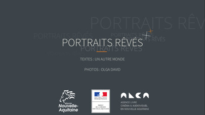 Emulate iPhone app Portraits rêvés using MyAndroid