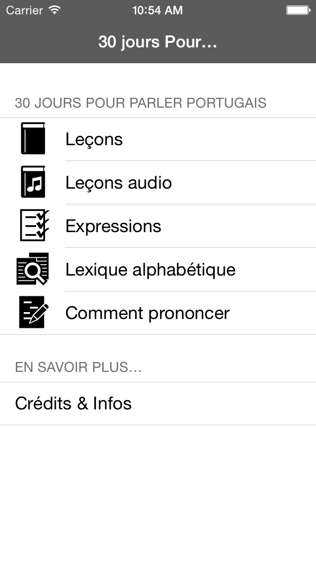 Emulate iPhone app Portugais: 30 jours apprendre à le parler using MyAndroid Emulate iPhone app Portugais: 30 jours apprendre à le parler using MyAndroid