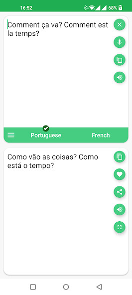 Run android online APK Portuguese French Translator from MyAndroid or emulate Portuguese French Translator using MyAndroid