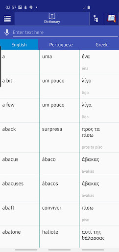 Run android online APK Portuguese Greek Dictionary from MyAndroid or emulate Portuguese Greek Dictionary using MyAndroid Run android online APK Portuguese Greek Dictionary from MyAndroid or emulate Portuguese Greek Dictionary using MyAndroid