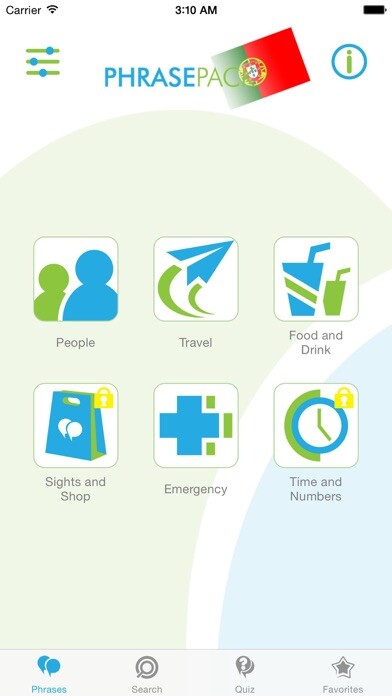 Emulate iPhone app Portuguese Phrasebook - Travel in Portugal with ease using MyAndroid Emulate iPhone app Portuguese Phrasebook - Travel in Portugal with ease using MyAndroid