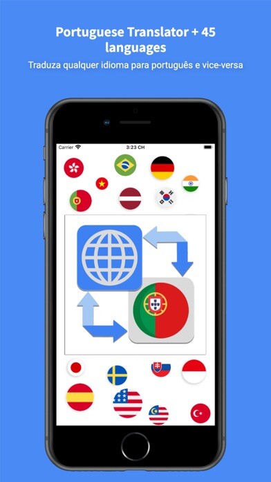 Emulate iPhone app Portuguese Translator - PortGo using MyAndroid Emulate iPhone app Portuguese Translator - PortGo using MyAndroid
