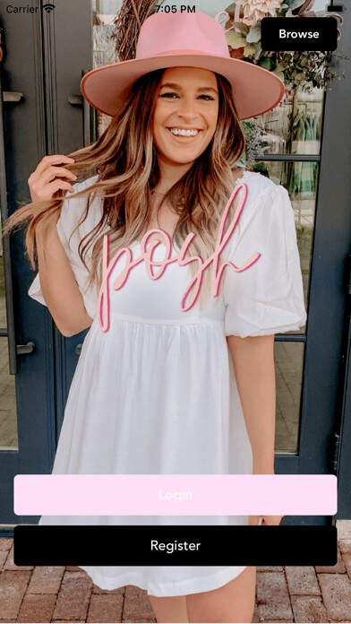Emulate iPhone app Posh Boutique BR using MyAndroid