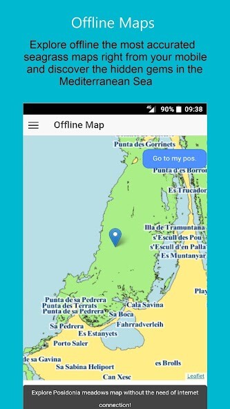 Emulate iPhone app PosidoniaMaps using MyAndroid Emulate iPhone app PosidoniaMaps using MyAndroid