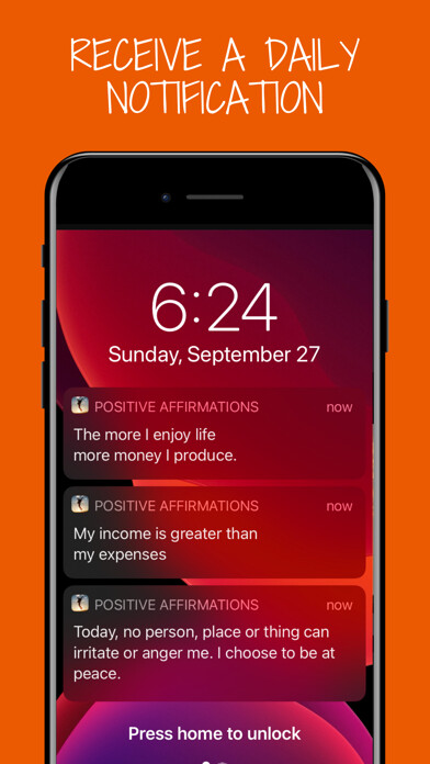 Emulate iPhone app Positive Affirmations For Mood using MyAndroid Emulate iPhone app Positive Affirmations For Mood using MyAndroid