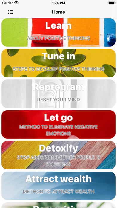 Emulate iPhone app Positive & Motivational Quotes using MyAndroid
