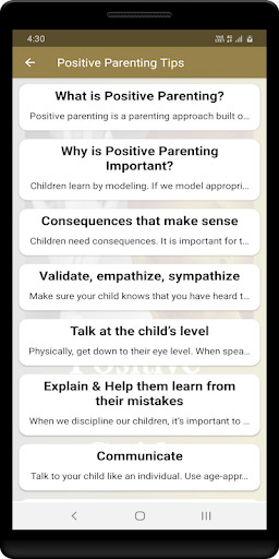 Run android online APK Positive Parenting Tips from MyAndroid or emulate Positive Parenting Tips using MyAndroid