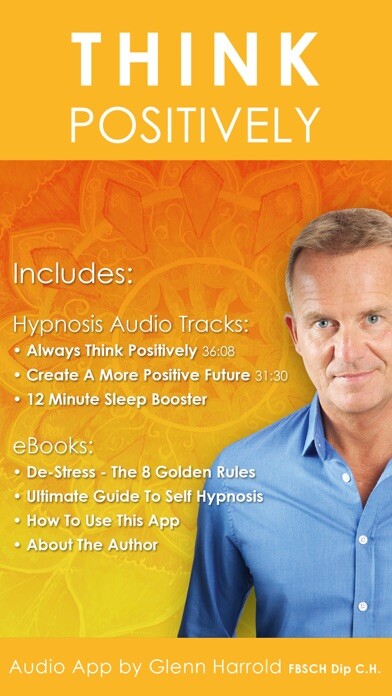 Emulate iPhone app Positive Thinking by Glenn Harrold using MyAndroid
