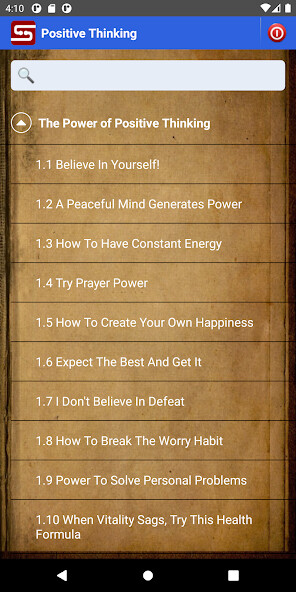 Emulate Android APK Positive Thinking Emulate Android APK Positive Thinking