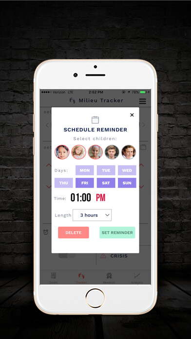 Emulate iPhone app Positivity Promoter using MyAndroid