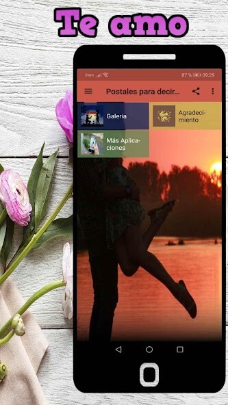 Run android online APK Postales para decir te amo from MyAndroid or emulate Postales para decir te amo using MyAndroid