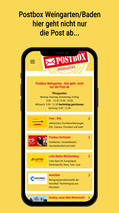 Emulate iPhone app Postbox Weingarten using MyAndroid Emulate iPhone app Postbox Weingarten using MyAndroid