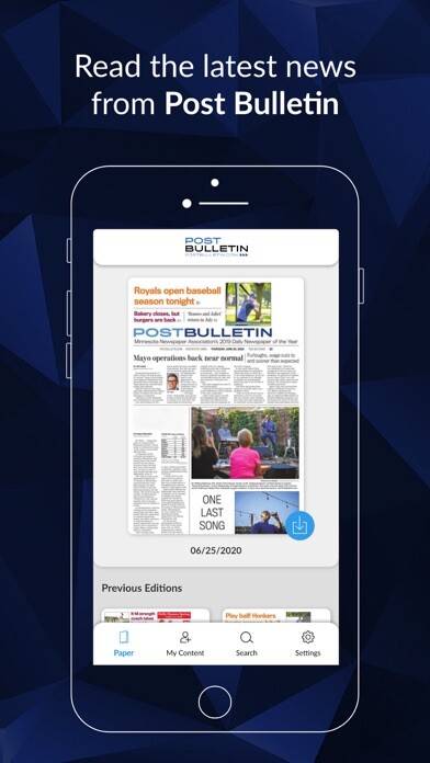 Emulate iPhone app Post Bulletin E-paper using MyAndroid Emulate iPhone app Post Bulletin E-paper using MyAndroid