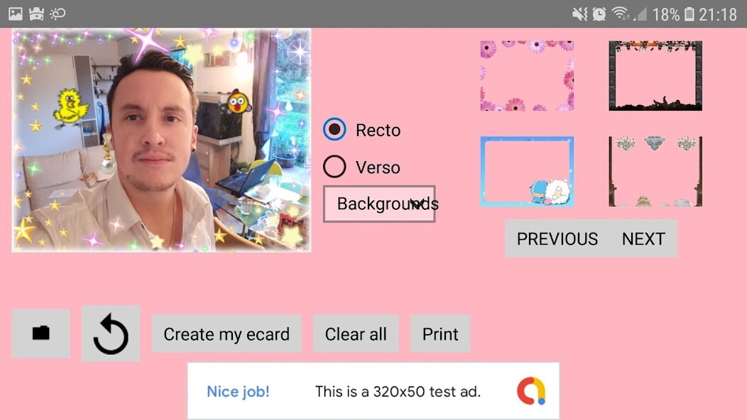 Run android online APK Postcard Maker, create Ecard or real postcard. from MyAndroid or emulate Postcard Maker, create Ecard or real postcard. using MyAndroid