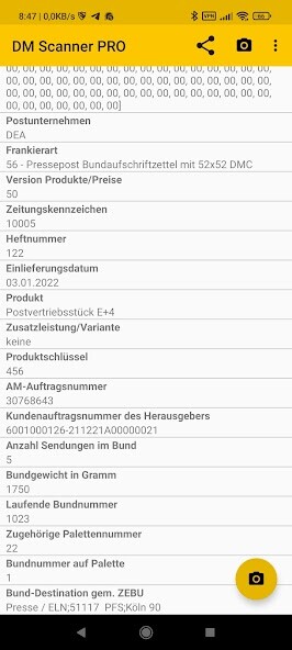 Run android online APK Post DataMatrix Scanner PRO from MyAndroid or emulate Post DataMatrix Scanner PRO using MyAndroid