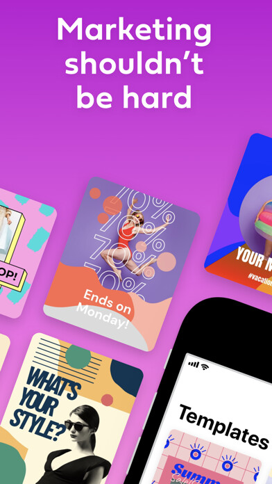 Emulate iPhone app PosterBoost: Poster Maker using MyAndroid