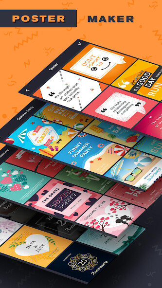 Run android online APK Poster Maker - Flyers Maker  Banner Maker from MyAndroid or emulate Poster Maker - Flyers Maker  Banner Maker using MyAndroid