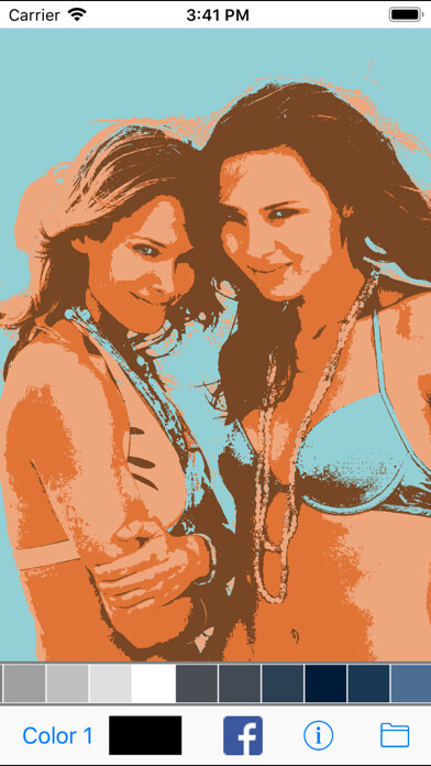 Emulate iPhone app Poster Shine Pro - posterize using MyAndroid Emulate iPhone app Poster Shine Pro - posterize using MyAndroid