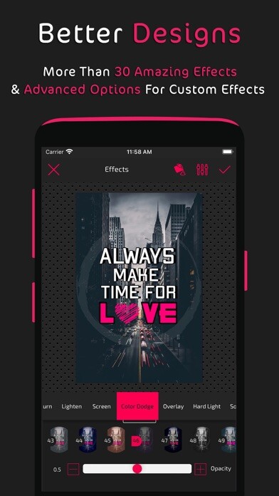 Emulate iPhone app Postershop - Text On Photo using MyAndroid
