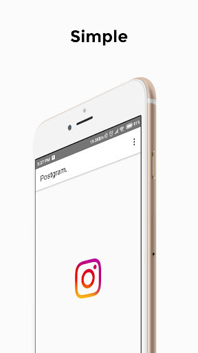 Run android online APK Postgram from MyAndroid or emulate Postgram using MyAndroid
