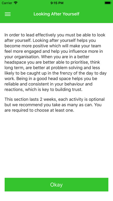 Emulate iPhone app Postive Leadership using MyAndroid Emulate iPhone app Postive Leadership using MyAndroid