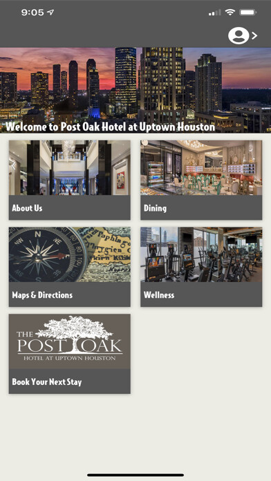 Emulate iPhone app Post Oak Hotel using MyAndroid Emulate iPhone app Post Oak Hotel using MyAndroid