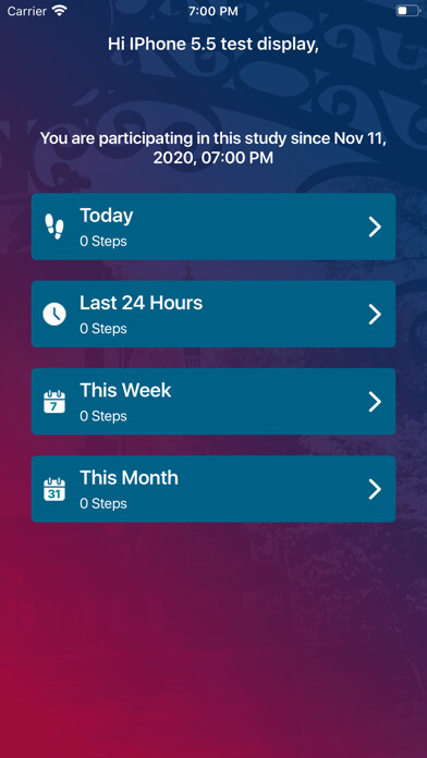 Emulate iPhone app PostOp Step Tracker using MyAndroid Emulate iPhone app PostOp Step Tracker using MyAndroid