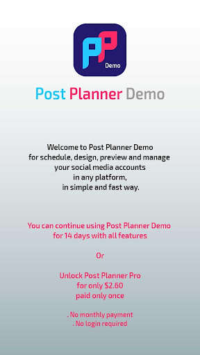 Run android online APK Post Planner Demo from MyAndroid or emulate Post Planner Demo using MyAndroid