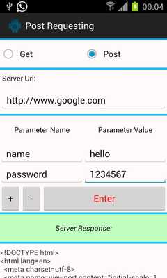 Emulate Android APK Post Request Maker Emulate Android APK Post Request Maker