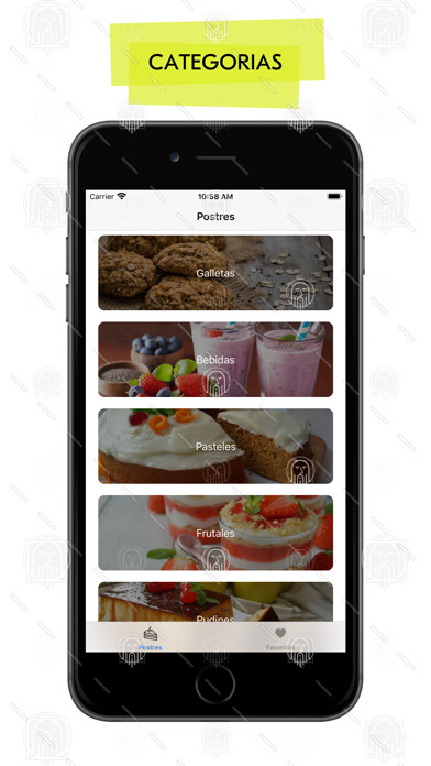 Emulate iPhone app Postres Saludables using MyAndroid Emulate iPhone app Postres Saludables using MyAndroid