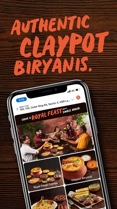 Emulate iPhone app Potful - Claypot Biryanis using MyAndroid Emulate iPhone app Potful - Claypot Biryanis using MyAndroid