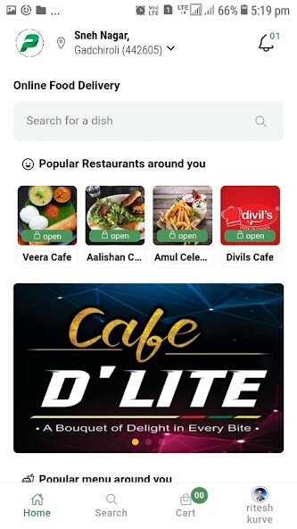 Run android online APK Potoba - Online Food Delivery from MyAndroid or emulate Potoba - Online Food Delivery using MyAndroid