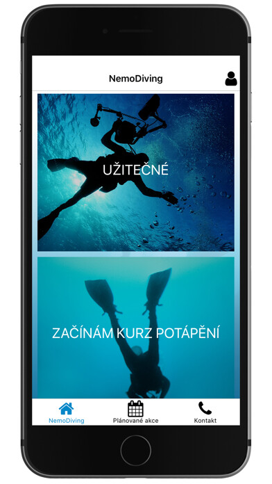 Emulate iPhone app Potáp??ská škola NemoDiving using MyAndroid Emulate iPhone app Potáp??ská škola NemoDiving using MyAndroid