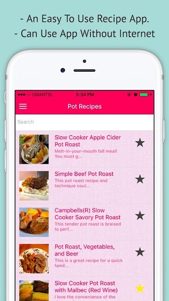 Run android online APK Pot Recipes - Offline Crock Pot Recipes from MyAndroid or emulate Pot Recipes - Offline Crock Pot Recipes using MyAndroid