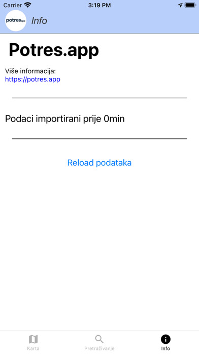 Emulate iPhone app Potres.app using MyAndroid Emulate iPhone app Potres.app using MyAndroid