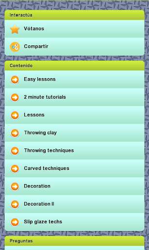 Emulate Android APK Pottery Lessons
