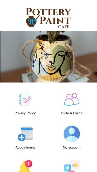 Emulate iPhone app Pottery N Paint Cafe using MyAndroid Emulate iPhone app Pottery N Paint Cafe using MyAndroid