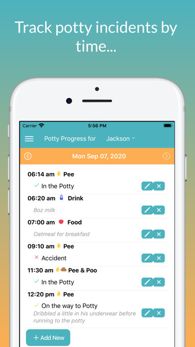 Emulate iPhone app Potty Training Tracker using MyAndroid Emulate iPhone app Potty Training Tracker using MyAndroid