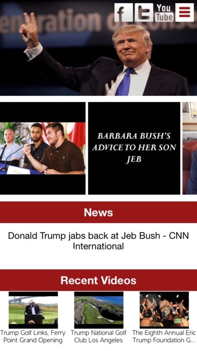 Emulate iPhone app POTUSTrump using MyAndroid Emulate iPhone app POTUSTrump using MyAndroid