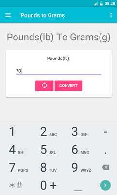 Emulate Android APK Pounds to Grams Emulate Android APK Pounds to Grams
